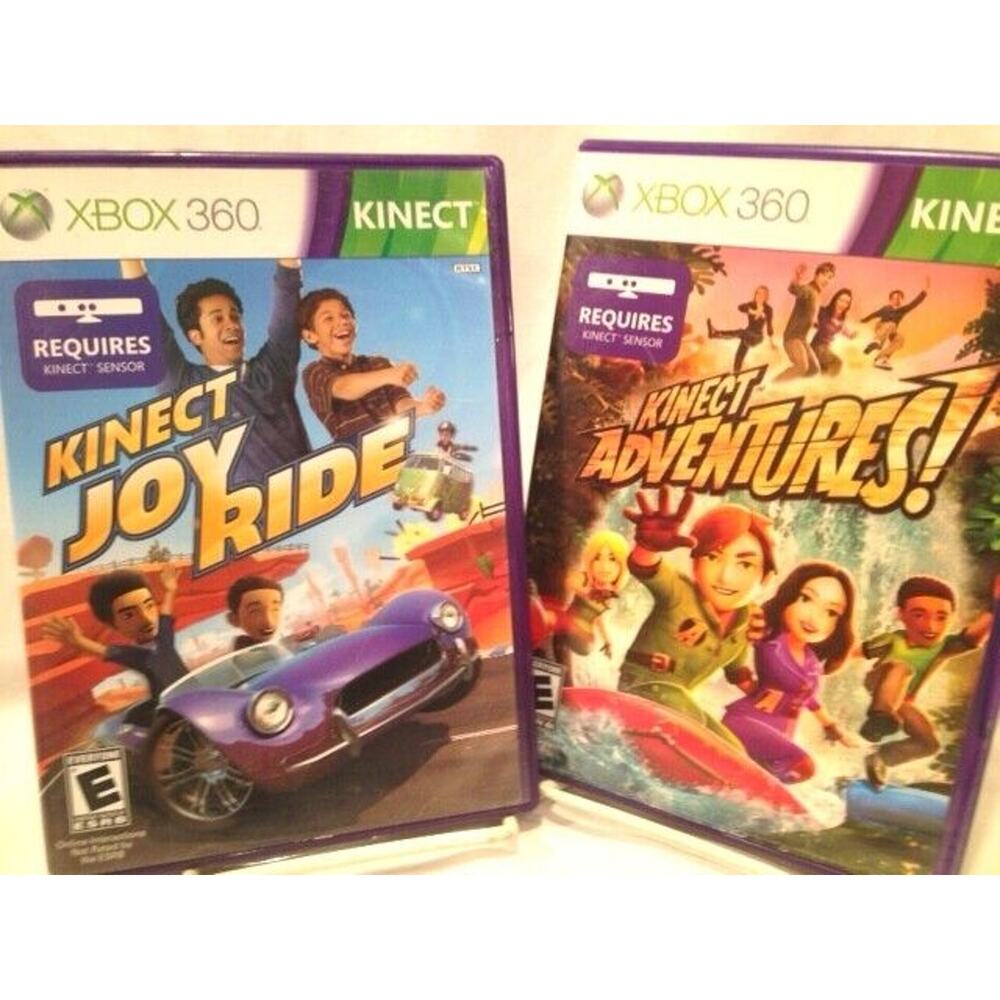 XBOX 360 KINECT Adventures and Joy Ride